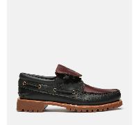 Timberland - Scarpa da Barca Timberland Authentic 3-Eye Lug da Uomo in verde scuro/marrone scuro, Uomo, marrone, Taglia: 41.5