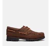 Timberland - Scarpa da Barca Timberland Authentic 3-Eye Lug Handsewn da Uomo in marrone scuro, Uomo, marrone, Taglia: 39.5