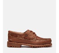 Timberland - Scarpa da Barca Timberland Authentic 3-Eye Lug Handsewn da Uomo in marrone, Uomo, marrone, Taglia: 40