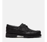 Timberland - Scarpa da Barca Timberland Authentic 3-Eye Lug Handsewn da Uomo in nero, Uomo, nero, Taglia: 47.5