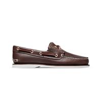 Timberland Scarpa da Barca Uomo Classic 2-Eye Tomaia in Pelle Marrone