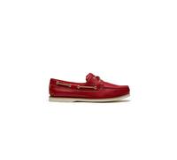 Timberland Classic Boat Shoe Medium Red Full Grain