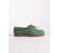 Timberland Scarpe da barca CLAS ES7 Nubuck Verde Taglia 38