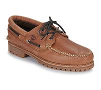 Timberland - Scarpa da Barca Timberland Road Trip 3-Eye Lug Handsewn da Uomo in marrone/grigio scuro, Uomo, marrone, Taglia: 41
