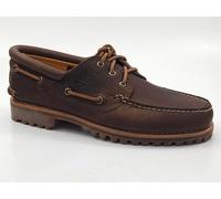 Timberland Scarpe Uomo Da Barca 3-Eye Classic Lug Handsewn Authentics In Pelle