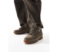 Timberland - Scarponcini medi stringati in nabuk verde oliva 45