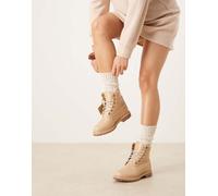 Timberland - Scarponcini premium da 6" in pelle beige medio-Neutro 42