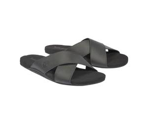 Timberland Seaton Bay, Sandali Uomo, Nero Black Leather, 41.5 EU