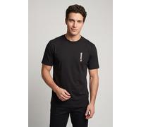 Timberland - T-shirt a maniche corte nera con grafica Oval Logo-Nero 99-104 CM