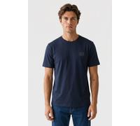 Timberland Short Sleeve Silicon Badge Tee Navy Taglia: L | Magliette basic Outlet | Uomo | Blu