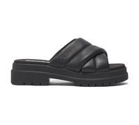 Timberland Slide Sandal, Sandalo Donna, Blk Full Grain, 38.5 EU