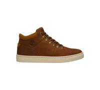 Timberland - Sneakers alte in pelle - Lisbon Hill Mid Lace Up Sneaker Medium Brown Full Grain per Uomo in Poliestere Riciclato - Taglia 8,5 US - Marrone