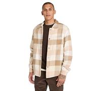 Timberland - Sovracamicia Uomo in Flanella TB0A44KB (IT, Testo, XXL, Regular, Regular, Beige)