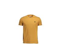 Timberland Ss Chest Tree Logo Jersey Slim Tee T-shirt, Giallo, L Uomo