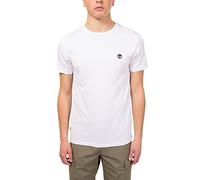 Timberland SS Chest Tree Logo Jersey Slim Tee, T-Shirt Uomo, Weiß,