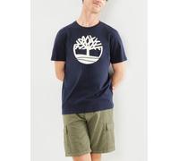 Timberland - SS Kennebec River Tree Logo Tee Blu - Abbigliamento S Blu