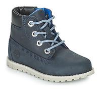 Timberland Stivaletti bambini Pokey Pine 6In Boot with in Blu 25