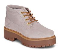 Timberland - Scarponcini stringati medi in camoscio viola chiaro 39.5