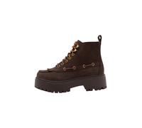 Timberland Stone Street stivaletto mid stringato in nabuk marrone scuro 38