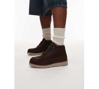 Timberland - Stivali Chukka medi stringati in camoscio color marrone scuro 43.5