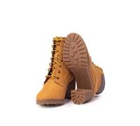 Timberland Stivali donna Allington 6'' stringati con tacco Wide Fit Giallo 40 EU