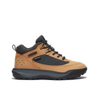 Timberland Stivali Impermeabili TimberCush Motion 7 Mid Lace Tomaia in Pelle Marrone Caffe