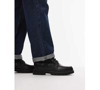 Timberland - Stivali medi stringati neri in pelle-Nero 44