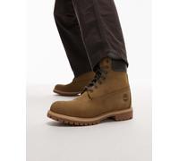 Timberland - Stivali premium da 6" in nabuk color oliva-Verde 44