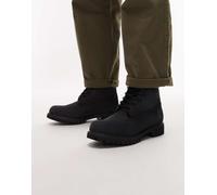 Timberland - Stivali premium da 6" in nubuck neri-Nero 39.5