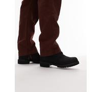 Timberland - Stivali premium da 6" in nubuck neri-Nero 45.5