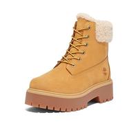 Timberland Stone Street Mid Warm Lined Waterproof, Stivali da donna, Grano scamosciato, 37 EU Ancho
