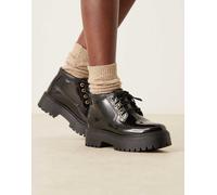 Timberland - Stone Street Nellie - Stivaletti medi in pelle verniciata neri-Nero 37