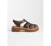 Timberland - Stone Street - Sandali da pescatore in pelle marrone scuro 41.5