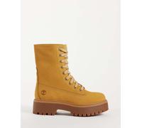 Timberland - Stone Street - Scarponcini stringati in nabuk color grano-Marrone 38