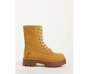 Timberland - Stone Street - Scarponcini stringati in nabuk color grano-Marrone 40.5