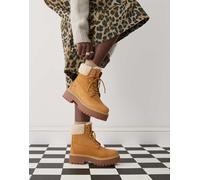 Timberland - Stone Street - Stivali rialzati da 6" in nabuk color grano foderati-Marrone 40