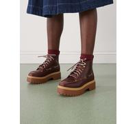Timberland - STONE STREET MID LACE UP BOOT Bordeaux - Stivaletti e tronchetti 36 Bordeaux