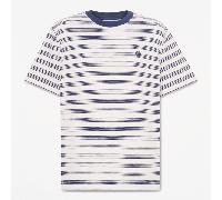 Timberland - T-shirt a Maniche Corte a Righe da Uomo in bianco/blu scuro, Uomo, blu, Taglia: M