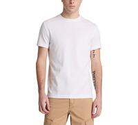 Timberland - T-shirt Slim a Maniche Corte Dunstan River da Uomo in bianco, Uomo, bianco, Taglia: S