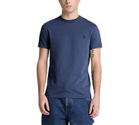 Timberland - T-shirt a Maniche Corte da Uomo Dunstan River Slim, Blu - Taglia XL - TBC0YHBUAIH Blu