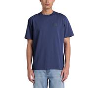 Timberland - T-shirt a Maniche Corte da Uomo Silicon Badge, Blu - Taglia S - TBC0YHBVAIH Blu