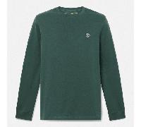 Timberland - T-shirt a Maniche Lunghe Dunstan River da Uomo in verde scuro, Uomo, verde, Taglia: 3XL