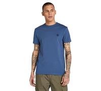 Timberland - Dunstan River - T-shirt a maniche corte color oceana-Blu 114-119 CM