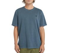 Timberland T-Shirt da Uomo Garment-Dyed Blu Taglia XL Codice TB0A5YAY433 Blu