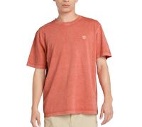 Timberland T-Shirt da Uomo Garment-Dyed Rossa Taglia S Codice TB0A5YAYEI4 Rosso