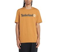 Timberland T-Shirt da Uomo Kennebec River Linear Logo Senape Giallo