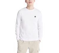 Timberland T-Shirt da Uomo Manica Lunga Dunstan River Bianco Taglia XL Codice TB0A2BQ3100 - 9M Bianco
