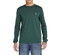 Timberland T-Shirt da Uomo Manica Lunga Dunstan River Verde Verde