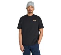 Timberland T-shirt da uomo Rugged Active Gear Back Graphic, Stivale nero scuro, 3XL