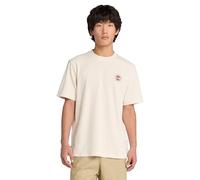Timberland T-Shirt da Uomo Washed Boot Lab Beige Taglia M Codice TB0A6DPDCR3